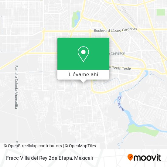 Mapa de Fracc Villa del Rey 2da Etapa