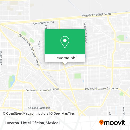 Mapa de Lucerna -Hotel Oficina