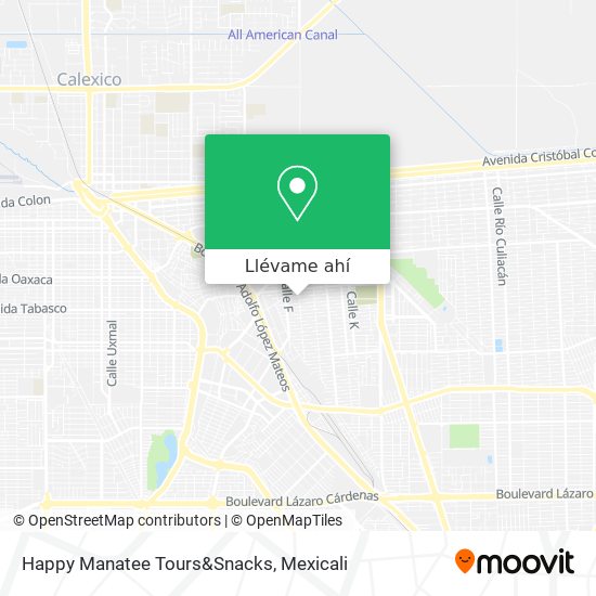 Mapa de Happy Manatee Tours&Snacks