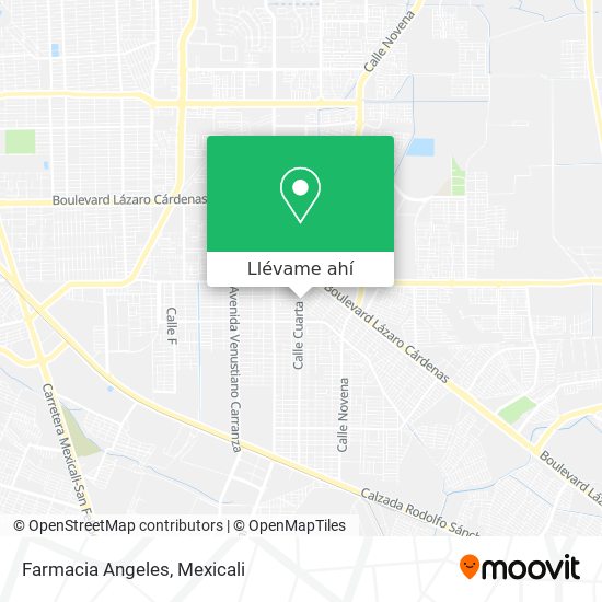 Mapa de Farmacia Angeles