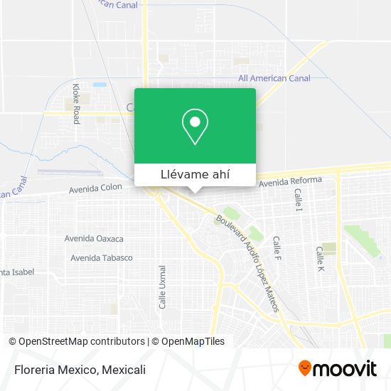 Cómo llegar a Floreria Mexico en Mexicali en Autobús?