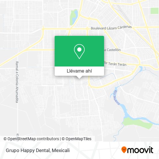 Mapa de Grupo Happy Dental