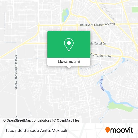 Mapa de Tacos de Guisado Anita