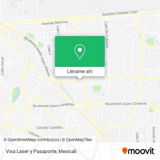 Mapa de Visa Laser y Pasaporte