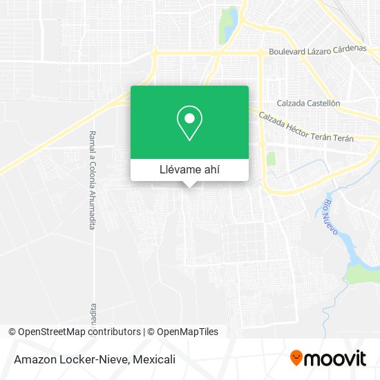 Mapa de Amazon Locker-Nieve