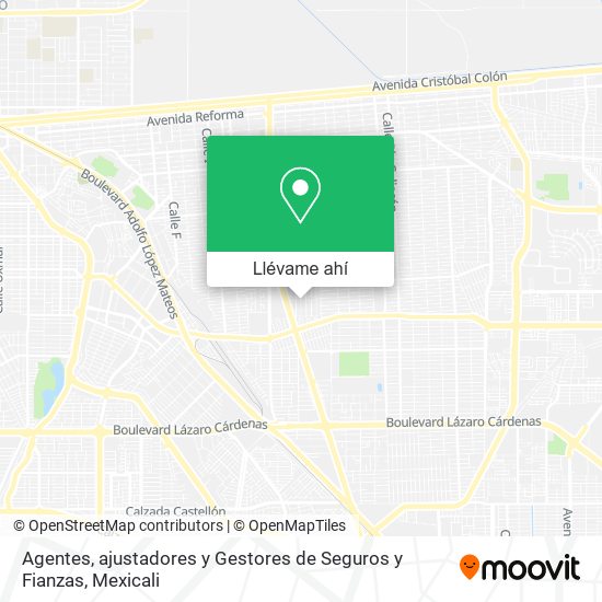 Mapa de Agentes, ajustadores y Gestores de Seguros y Fianzas