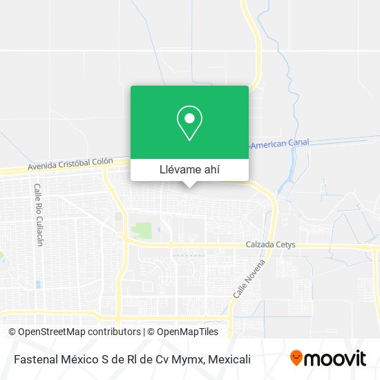 Mapa de Fastenal México S de Rl de Cv Mymx