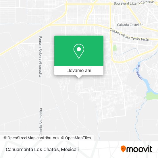 Mapa de Cahuamanta Los Chatos