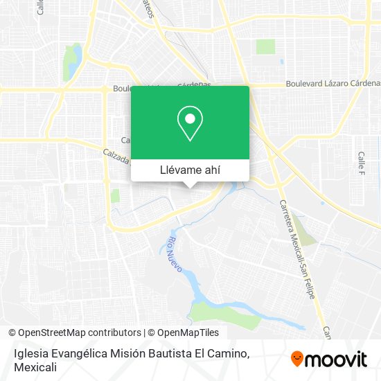 Mapa de Iglesia Evangélica Misión Bautista El Camino