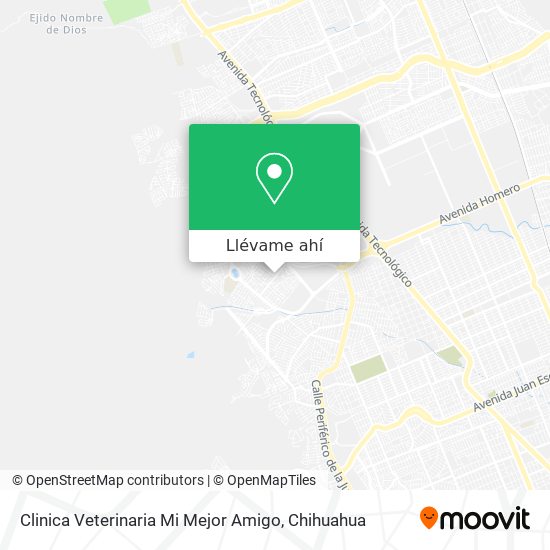 Mapa de Clinica Veterinaria Mi Mejor Amigo