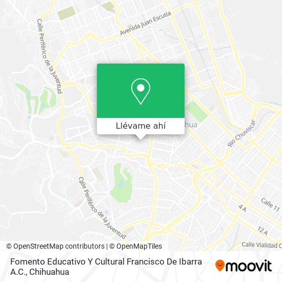 Mapa de Fomento Educativo Y Cultural Francisco De Ibarra A.C.