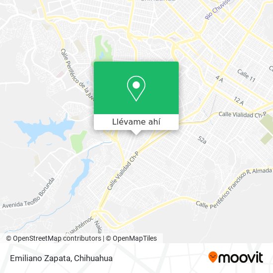 Mapa de Emiliano Zapata