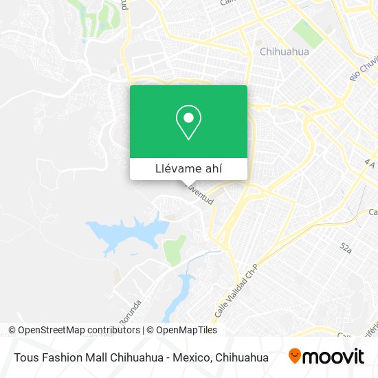 Mapa de Tous Fashion Mall Chihuahua - Mexico