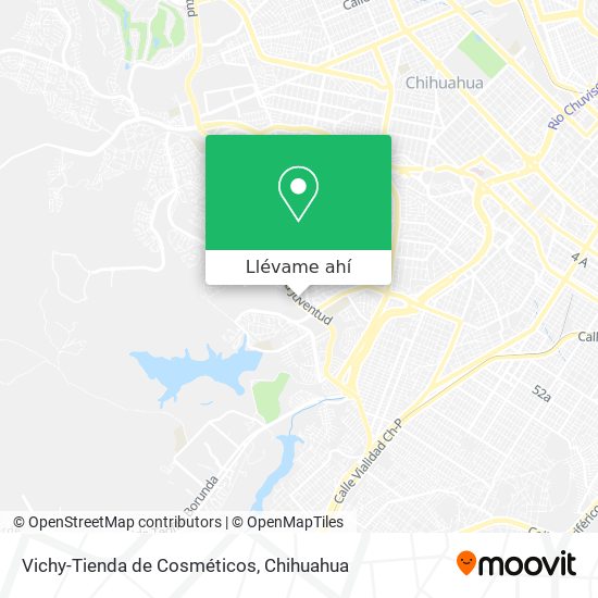 Mapa de Vichy-Tienda de Cosméticos