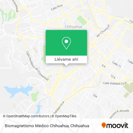 Mapa de Biomagnetismo Médico Chihuahua