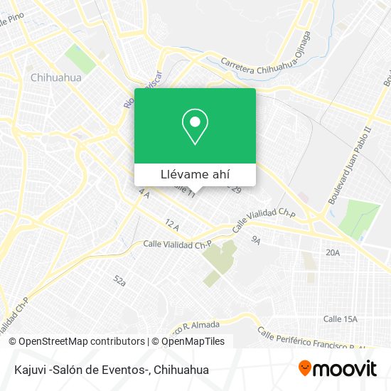 Mapa de Kajuvi -Salón de Eventos-