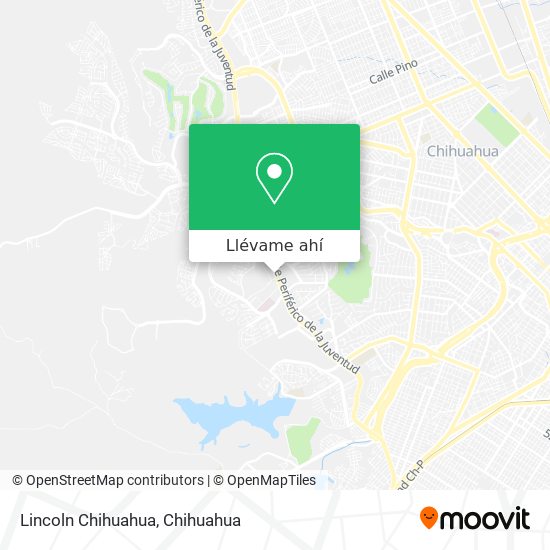 Mapa de Lincoln Chihuahua