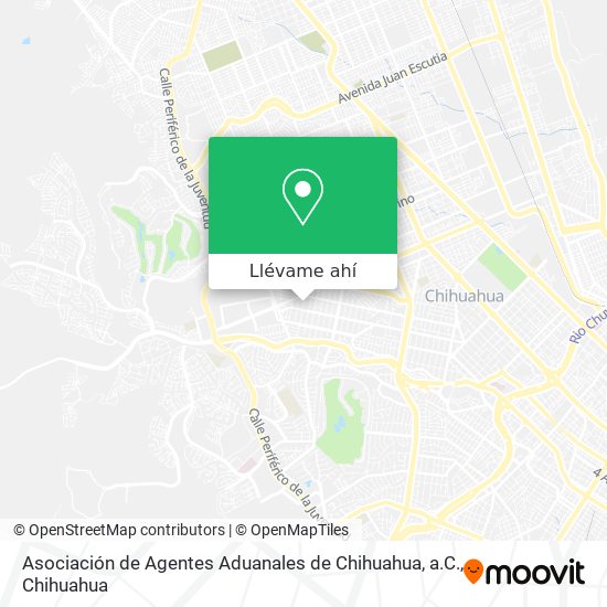 Mapa de Asociación de Agentes Aduanales de Chihuahua, a.C.