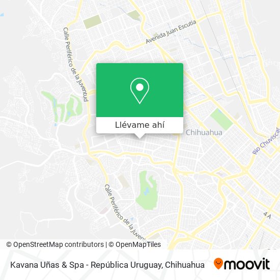 Mapa de Kavana Uñas & Spa - República Uruguay