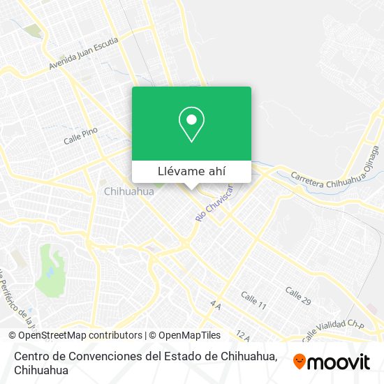 Mapa de Centro de Convenciones del Estado de Chihuahua