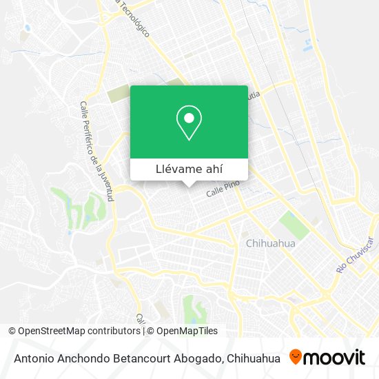 Mapa de Antonio Anchondo Betancourt Abogado