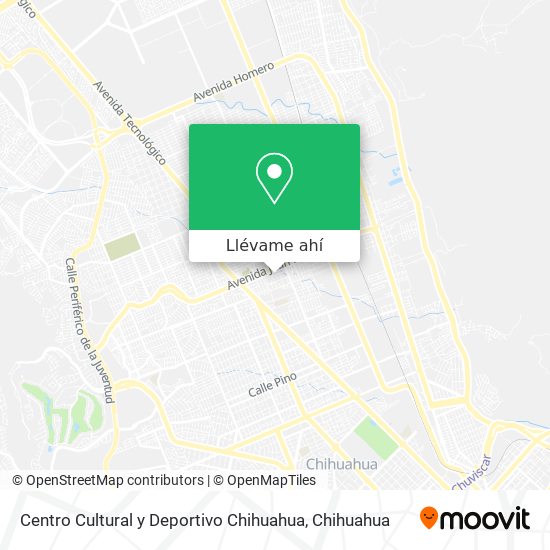 Mapa de Centro Cultural y Deportivo Chihuahua