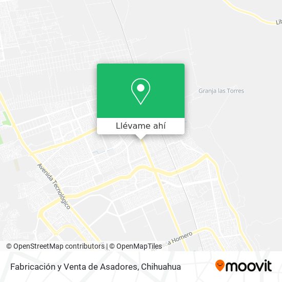 Mapa de Fabricación y Venta de Asadores