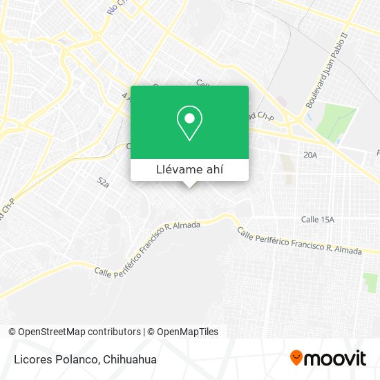 Mapa de Licores Polanco