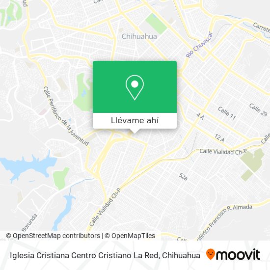 Mapa de Iglesia Cristiana Centro Cristiano La Red