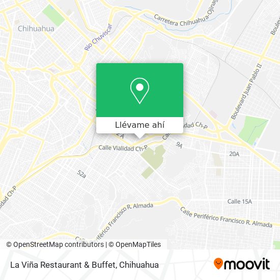 Mapa de La Viña Restaurant & Buffet