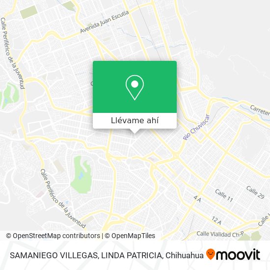 Mapa de SAMANIEGO VILLEGAS, LINDA PATRICIA