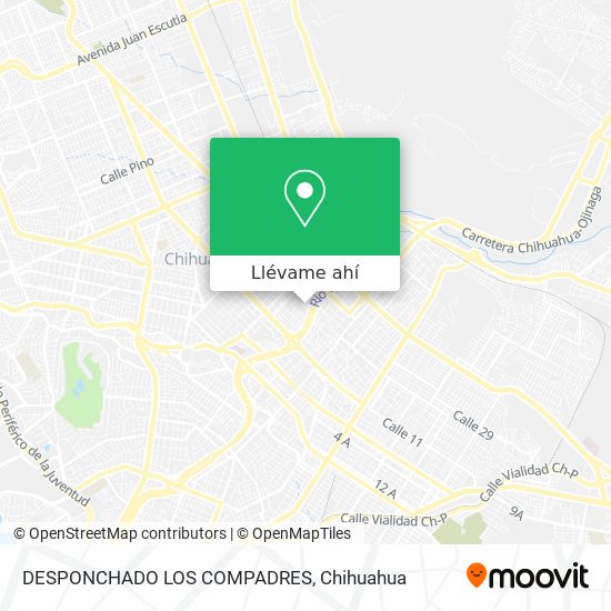 Mapa de DESPONCHADO LOS COMPADRES