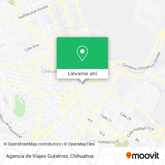 Mapa de Agencia de Viajes Gutiérrez