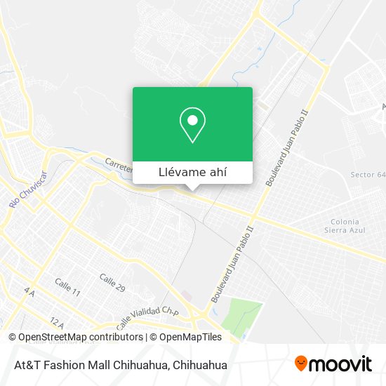 Mapa de At&T Fashion Mall Chihuahua