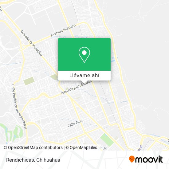 Cómo llegar a Rendichicas en Chihuahua en Autobús?