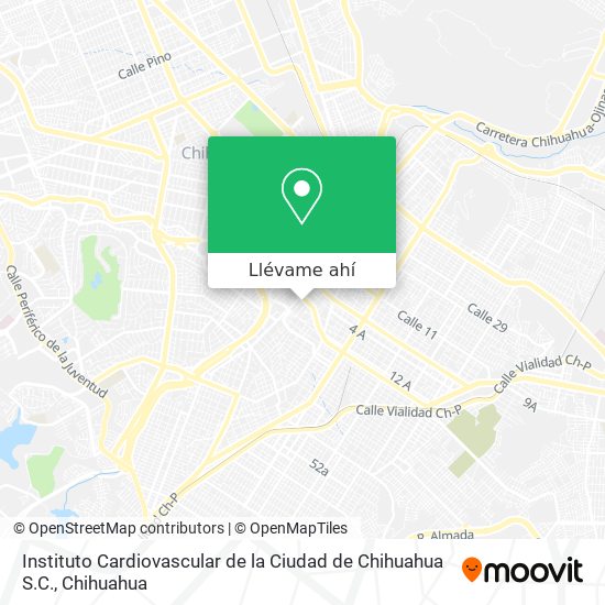 Mapa de Instituto Cardiovascular de la Ciudad de Chihuahua S.C.