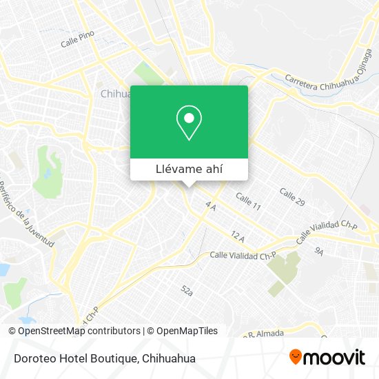 Mapa de Doroteo Hotel Boutique