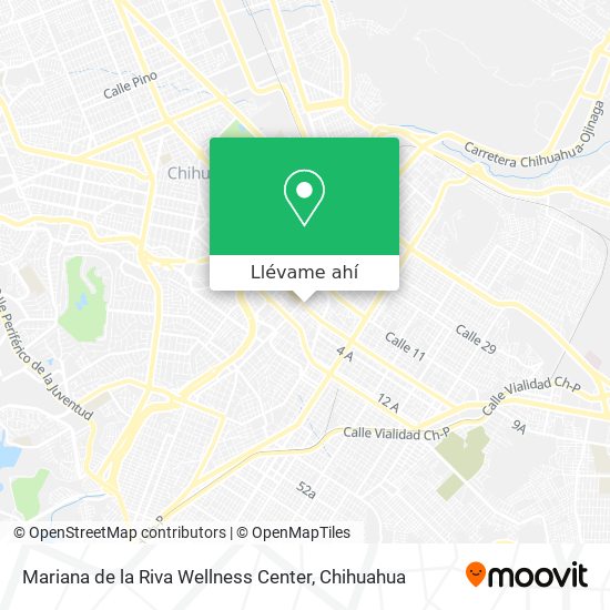 Mapa de Mariana de la Riva Wellness Center