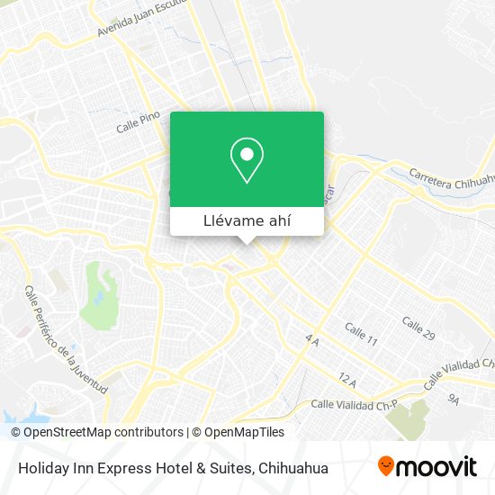 Mapa de Holiday Inn Express Hotel & Suites