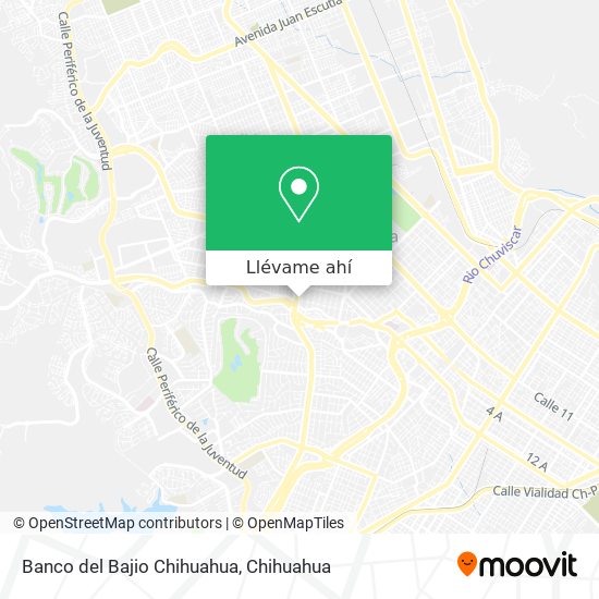 Mapa de Banco del Bajio Chihuahua