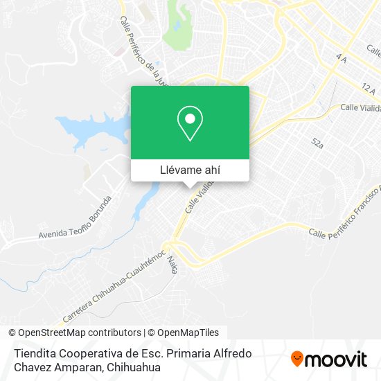 Mapa de Tiendita Cooperativa de Esc. Primaria Alfredo Chavez Amparan