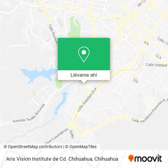 Mapa de Aris Vision Institute de Cd. Chihuahua