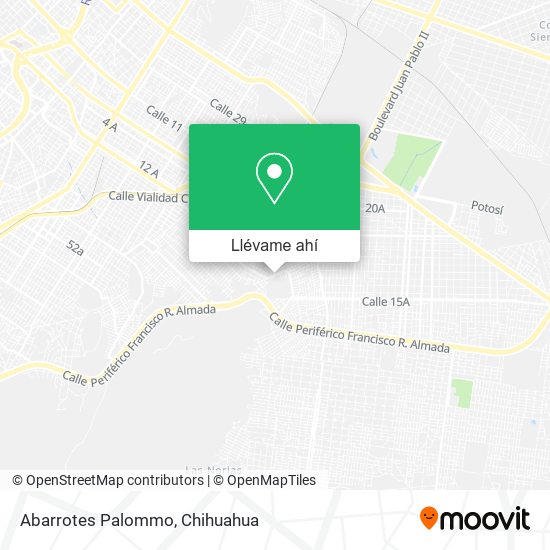 Mapa de Abarrotes Palommo