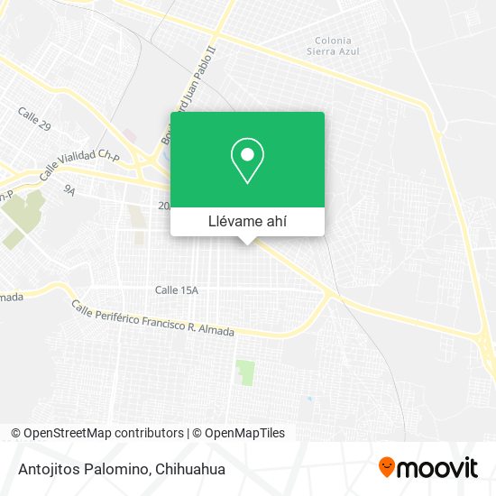 Mapa de Antojitos Palomino
