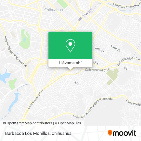 Mapa de Barbacoa Los Monillos