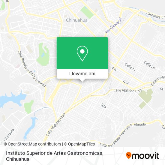 Mapa de Instituto Superior de Artes Gastronomicas