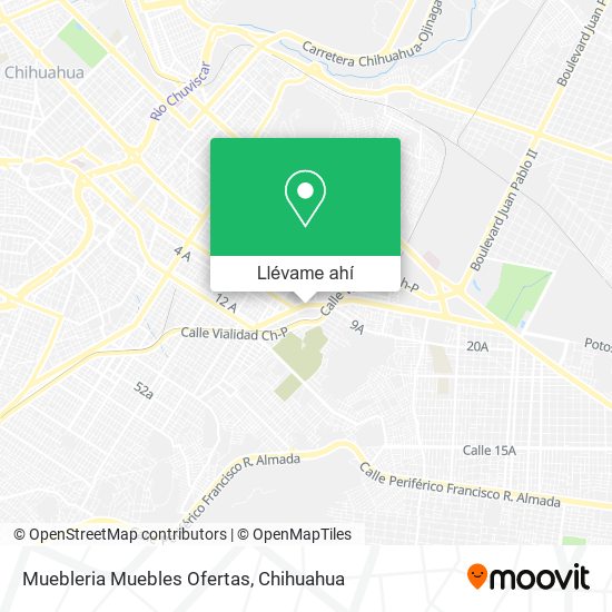 Mapa de Muebleria Muebles Ofertas