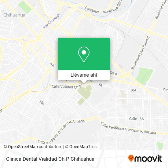 Mapa de Clinica Dental Vialidad Ch-P