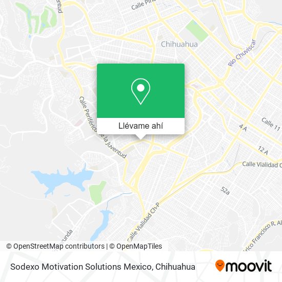 Mapa de Sodexo Motivation Solutions Mexico