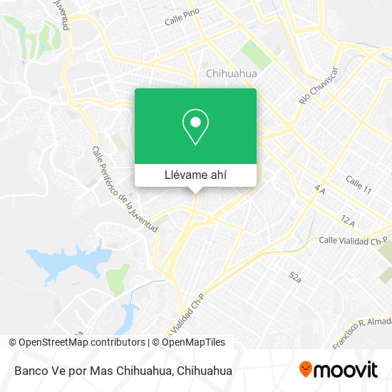 Mapa de Banco Ve por Mas Chihuahua